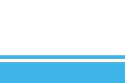 white, thin blue stripe at the bottom, even thinner blue stripe above
