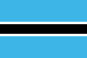 blue, thin black stripe, white outlines