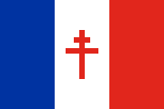 blue-white-red, red cross of lorraine