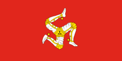 1929 flag of the Isle of Man