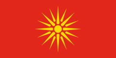 red, yellow sun