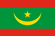 red-green-red, yellow crescent and star