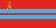 Flag of Soviet Turkmenistan